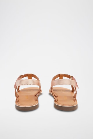Sandalias de piel - Dorado
