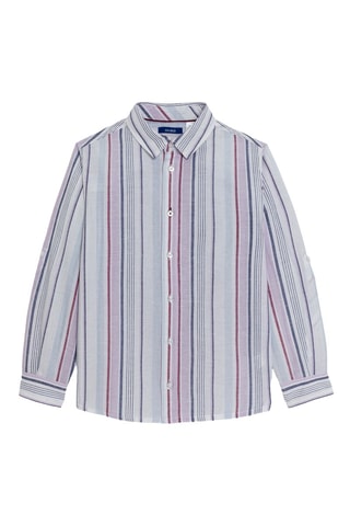 Camisa de lino - Blanco - Okaidi