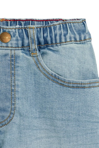 Bermudas vaqueras - Celeste - Okaïdi
