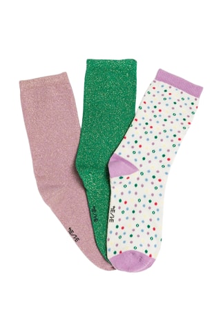 3 pares de calcetines - Rosa