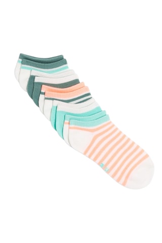5 pares de calcetines cortos - Verde