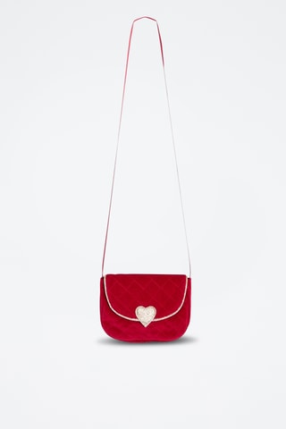 Bandolera de terciopelo - Rojo