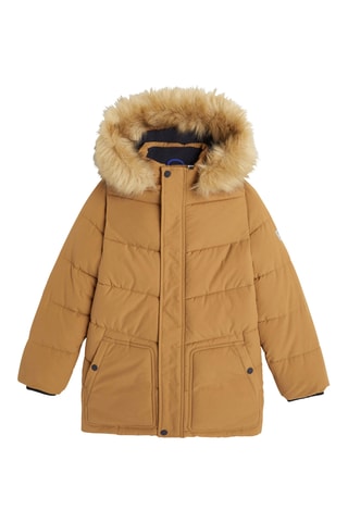Anorak con capucha - Marrón