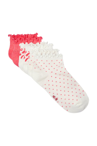 3 pares de calcetines cortos - Rosa