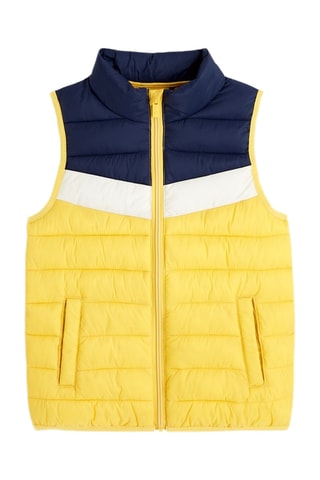 Chaleco - Amarillo y azul marino 