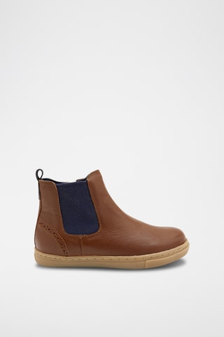 Botas de piel - Marrón