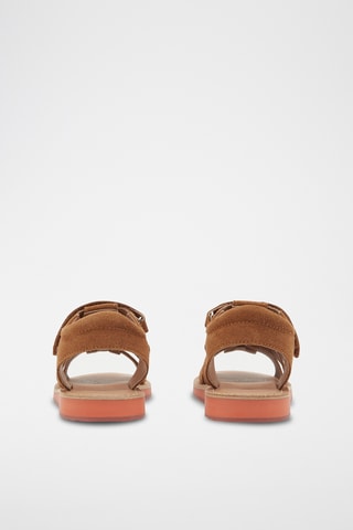 Sandalias de piel - Camel