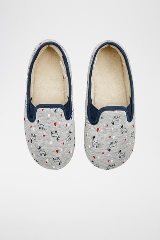 Slip-on - Gris claro jaspeado