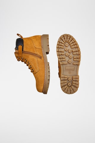 Botas de piel - Camel