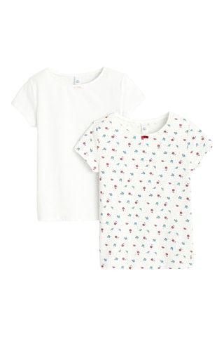 2 camisetas - Blanco