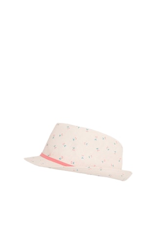Panama en paille - Rose poudré