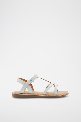 Sandalias de piel - Blanco