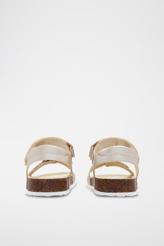 Sandalias de piel - Dorado