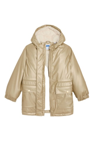 Parka con capucha - Beige - Okaïdi