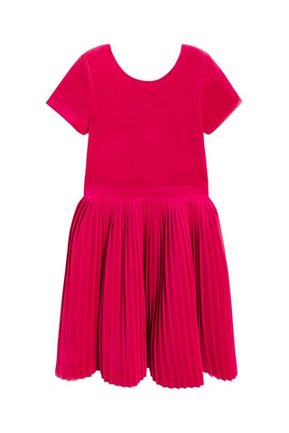 Vestido plisado - Fucsia - Okaïdi