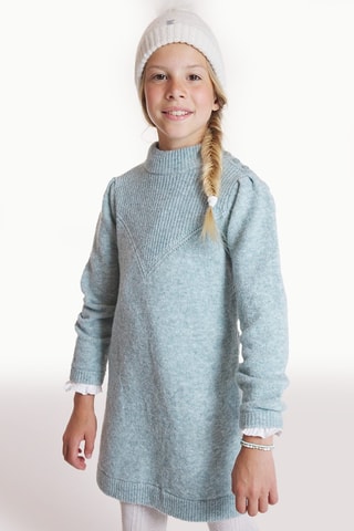 Vestido jersey - Verde claro jaspeado - Okaïdi
