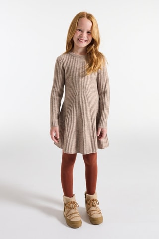 Vestido jersey - Beige - Okaïdi