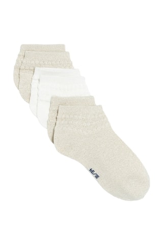 3 pares de calcetines - Blanco - Okaïdi