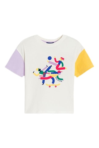 Camiseta - Blanco - Okaïdi