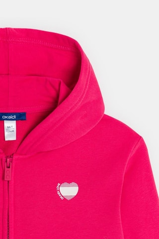 Sudadera con capucha - Fucsia - Okaïdi