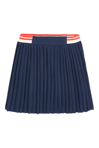 Falda plisada - Azul marino - Okaïdi