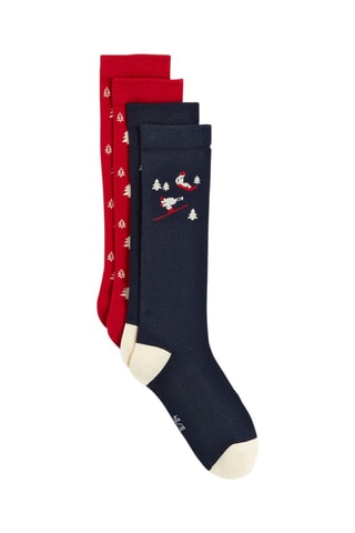 2 pares de calcetines - Azul marino - Okaïdi