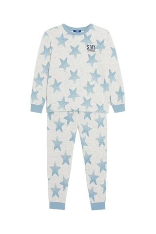 Pijama - Gris claro jaspeado - Okaïdi