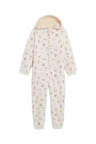 Mono de pijama con capucha - Crudo - Okaïdi