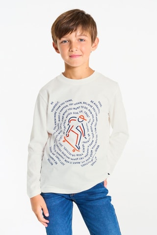 Camiseta - Blanco - Okaïdi