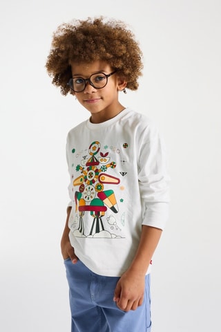 Camiseta - Blanco - Okaïdi