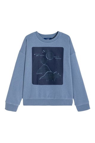 Sudadera - Azul - Okaïdi