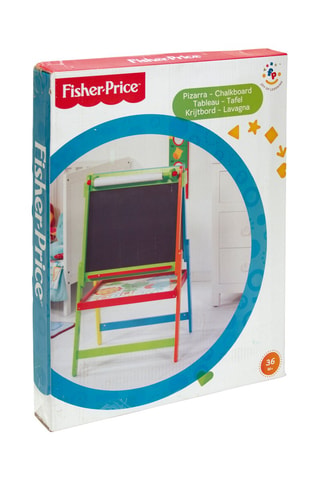 Houten Schoolbord met Accessoires - 58 x 7 x 44 cm