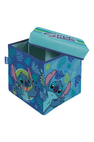 Coffre de rangement Lilo et Stitch Disney - Bleu - 30 x 30 x 30 cm