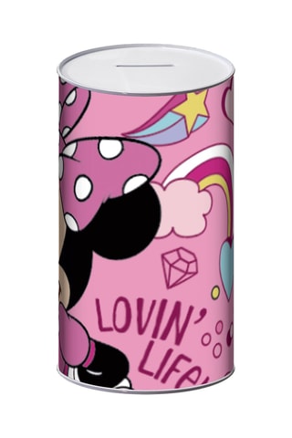 Tirelire Minnie Disney - Rose et noir