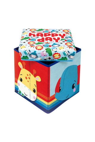 Pouf-coffre Happy Day - 30 x 30 x 30 cm