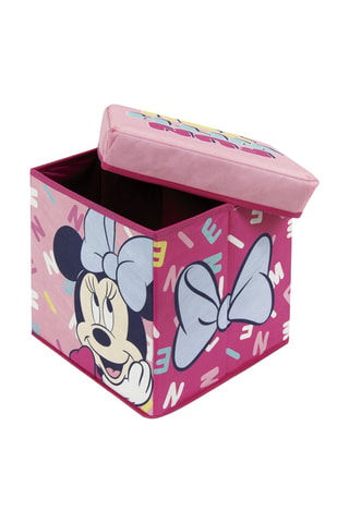 Pouf-coffre Minnie Disney - Rose