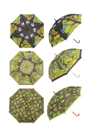Automatische Paraplu Ninja Turtles - Groen
