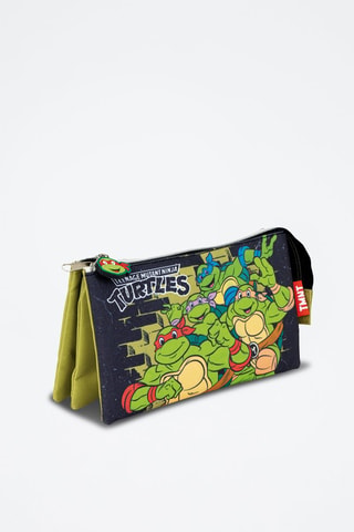 Etui Ninja Turtles - Zwart en groen