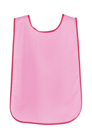 Schort - Blauw, geel en roze