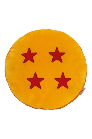Dubbelzijdig Kussen Dragon Ball - 36 x 36 x 4 cm - Wit, zwart en oranje