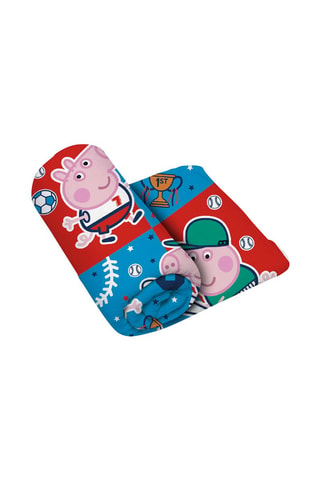 Plaid Peppa Pig - 150 x 95 cm - Rood
