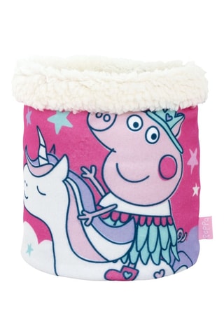 Colsjaal Peppa Pig - Wit, roze en paars