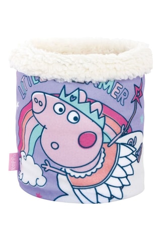 Colsjaal Peppa Pig - Wit, roze en paars