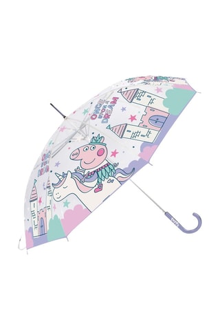 Stolpparaplu Peppa Pig - Wit, roze en paars