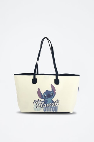 Shopper Stitch Lilo en Stitch Disney - Ecru - Wit