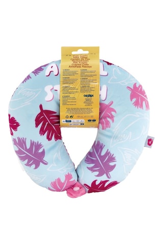 Oreiller de voyage réversible Stitch et Angel Lilo et Stitch Disney - Rose - 28 x 28 x 6 cm