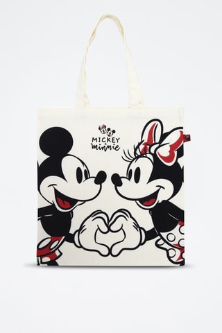 Tote bag Mickey et Minnie Disney - Rose