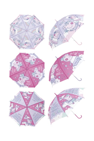 Automatische Paraplu Peppa Pig - Roze