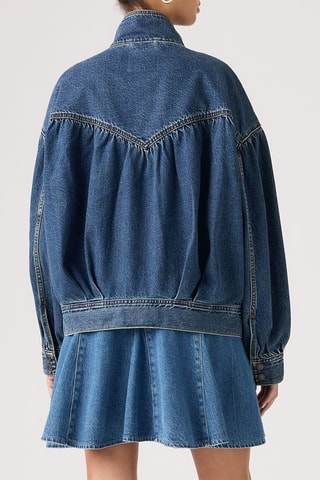 Veste en jean Blouson Trucker - Bleu foncé
