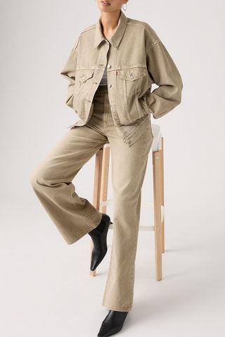 Veste en jean 90's Trucker - Beige